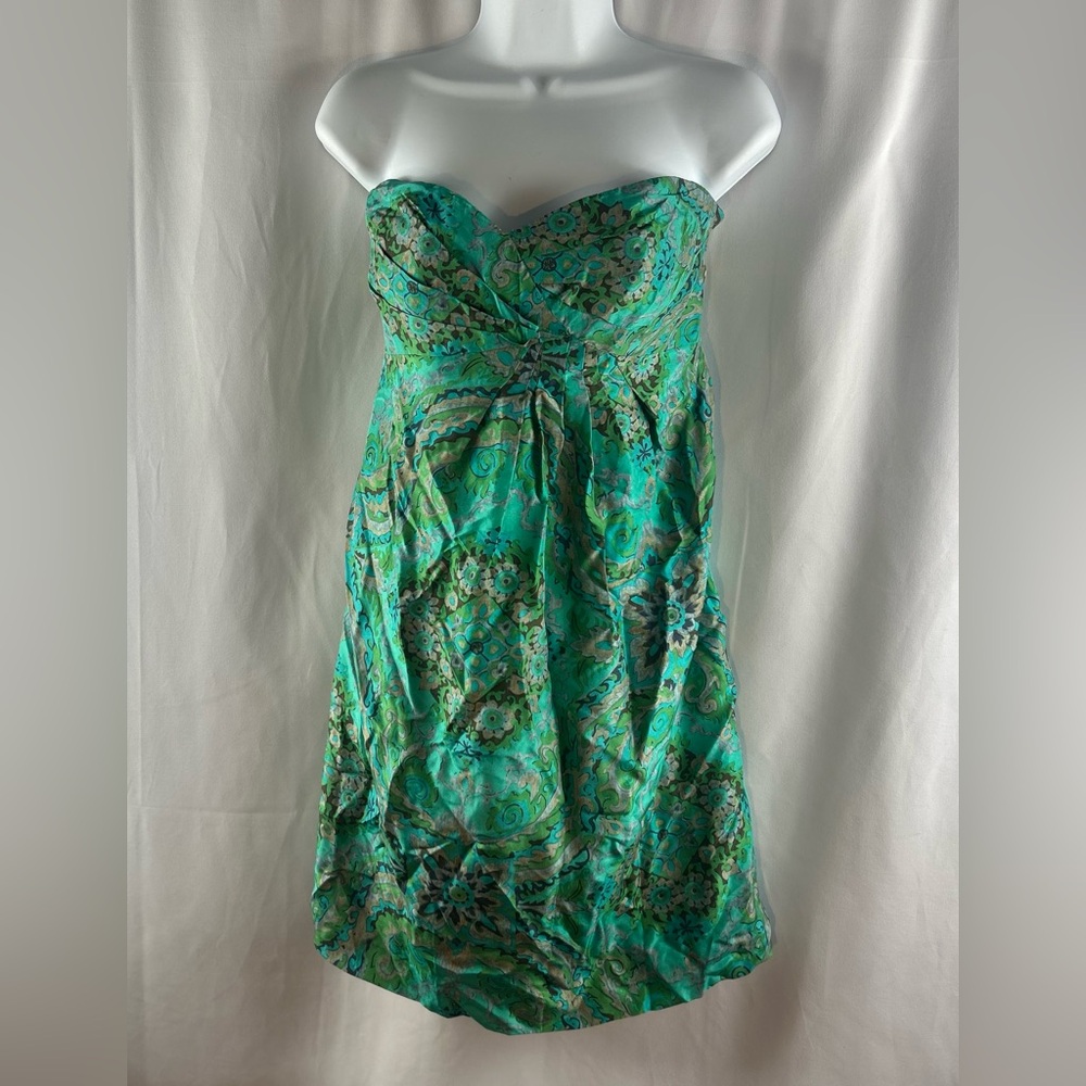 J.Crew Silk strapless minidress 6 - Picture 4 of 7